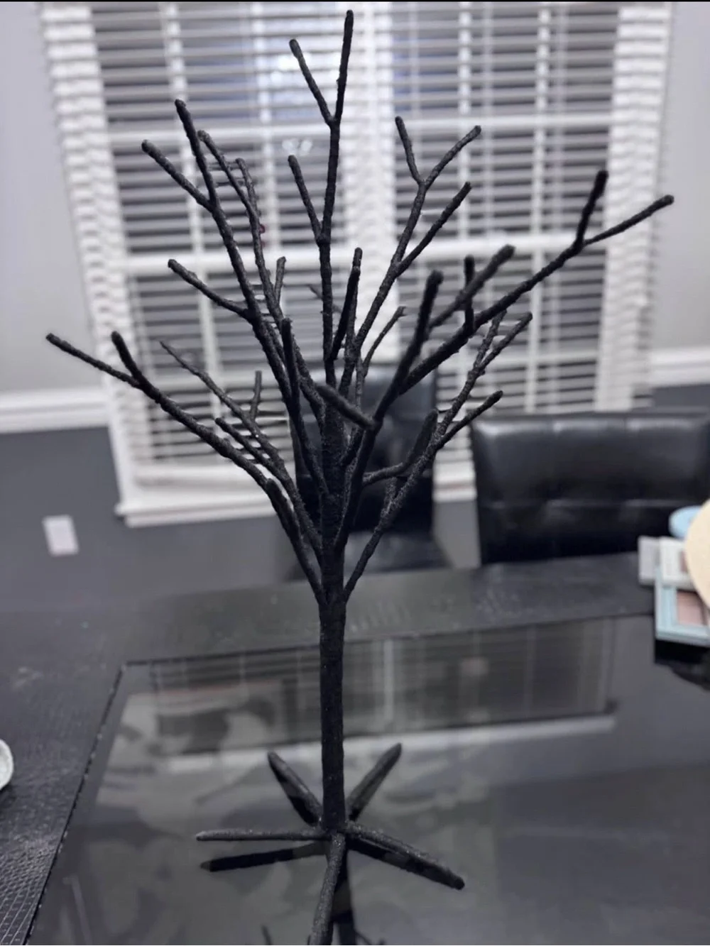 QVC Black Decorative Branch Jewelry Tree